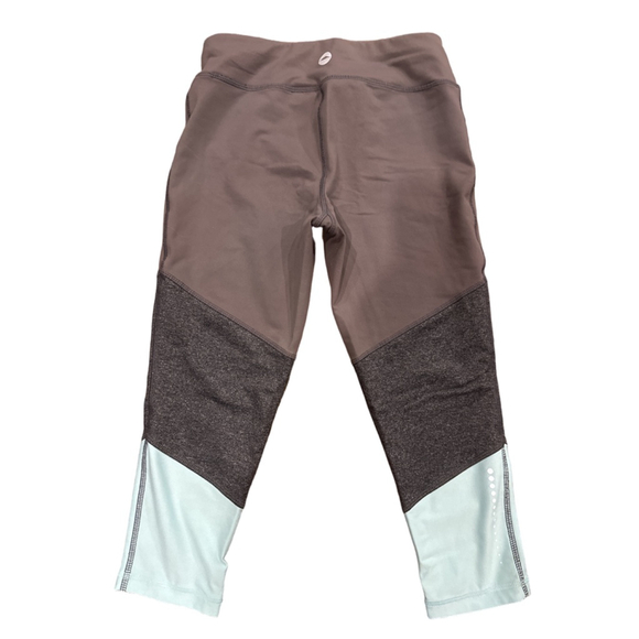 Women's Avia Capris Brown/Tan Size S - Picture 2 of 3